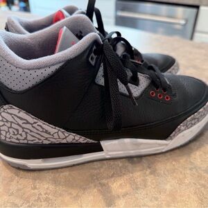 Jordan Kids Shoes Black and Gray